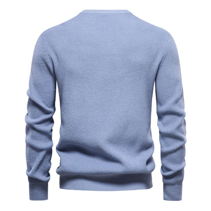 Fashion Stripe Youth Sweater for Men Casual Pullover Quality Knitted Sweater Male Winter Long Sleeved