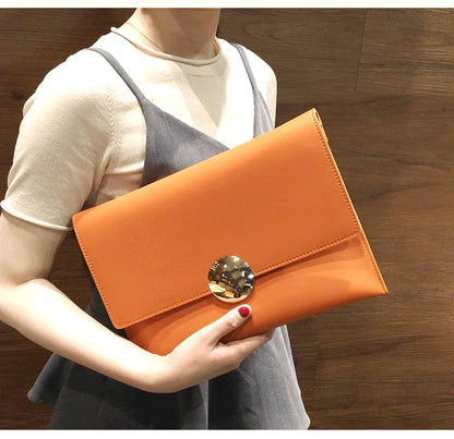 Brand Design Women Clutch Bag Elegant Ladies Shoulder Bag Female Handbag PU Leather Chains Envelope Shoulder Bag Clutches bolsa