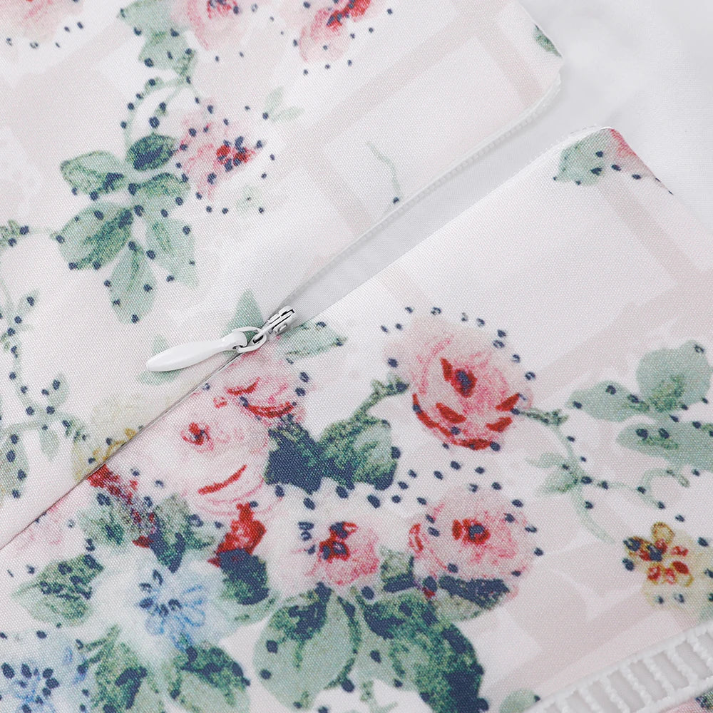 Summer Floral Print Dress Elegant 2025 New Arrivals Spaghetti Strap Flare Dress Maxi Holiday Party Dresses Women