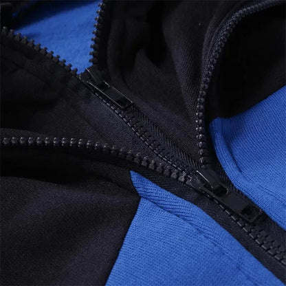 logo motorcycle racing team 2026 new men's double-layer zipper hooded outdoor extreme sports enthusiast hooded sweatshirt