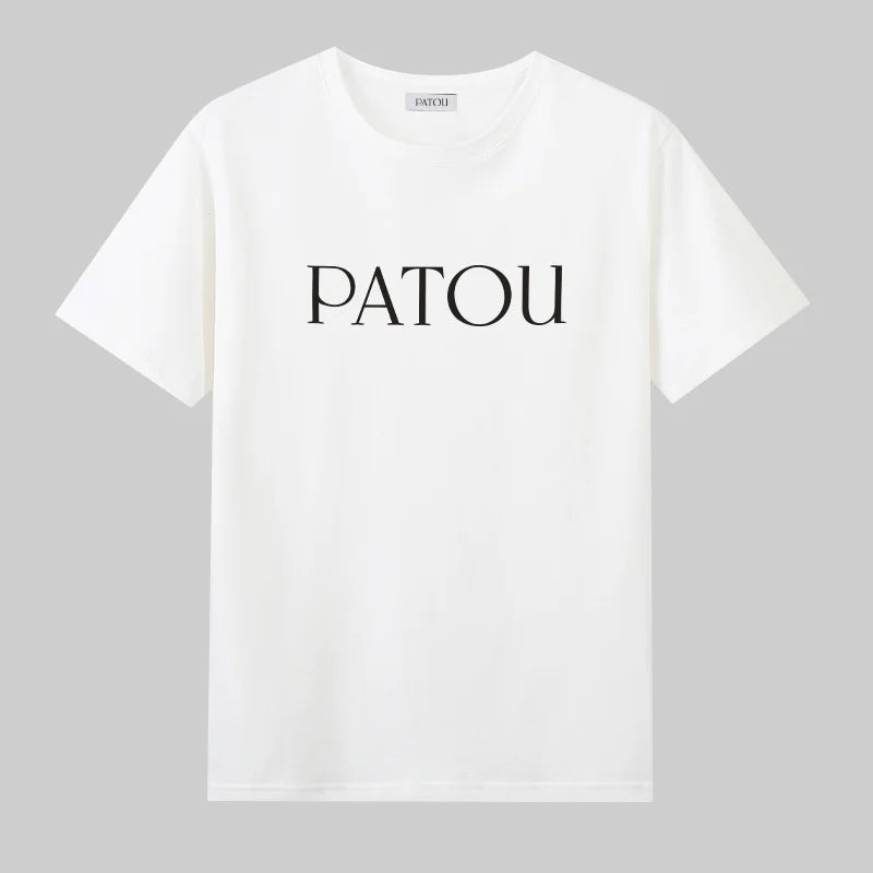 2024 Hot Sales Japan Style Cotton O-Neck Fashion Letter Printed Tees Summer Harajuku Women Loose Short Sleeve T-shirt