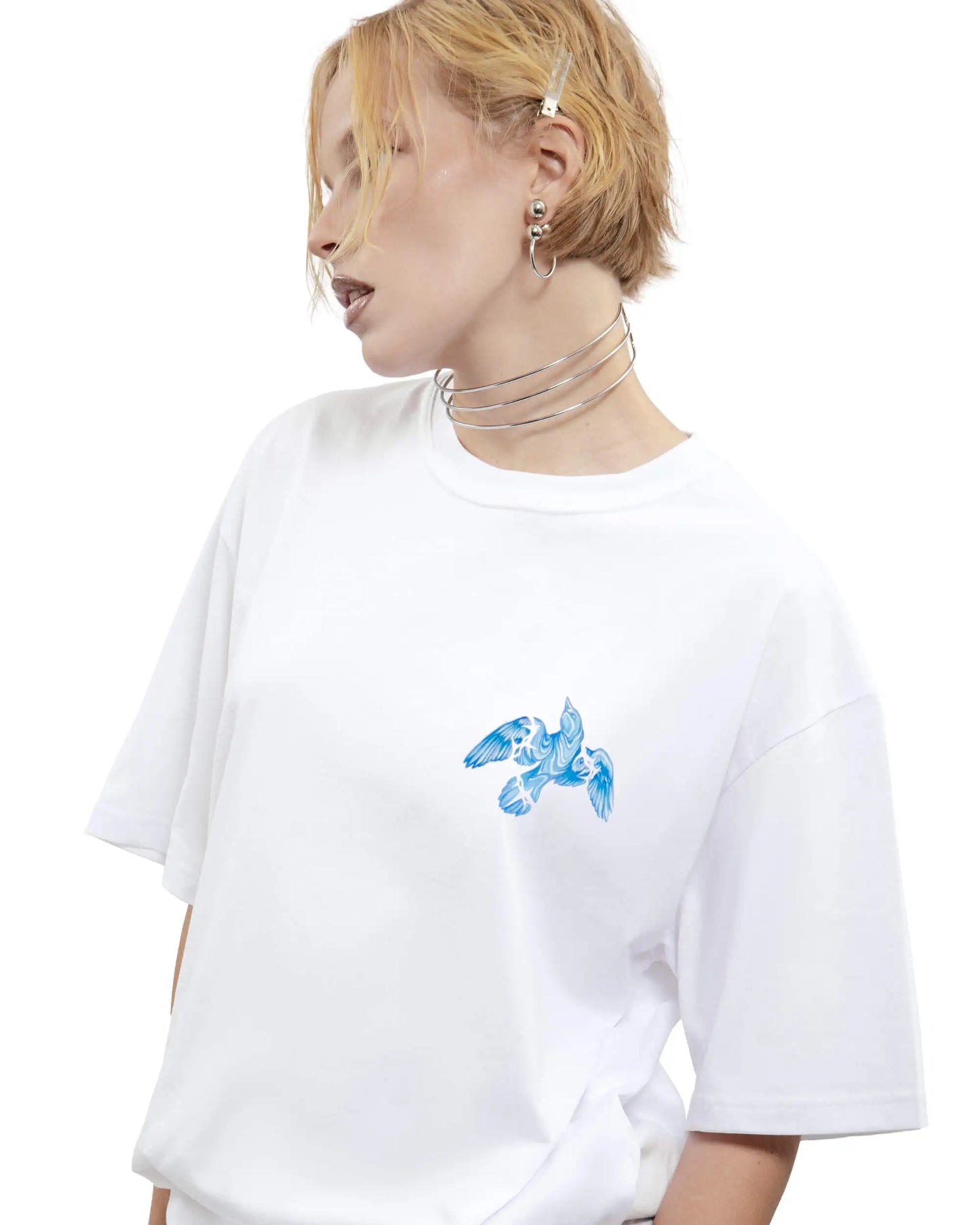 Harajuku Oversized Streetwear Men's Clothing The Bright Side Graphic Print Tshirt Cotton Hip Hop Punk Short Sleeve Tops Goth Y2k