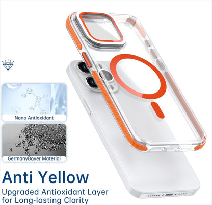 Camera Protector Stand Magnetic Phone Case for Magsafe iPhone 16 15 14 Pro Max Plus 13 12 11 Cases Clear Shockproof Hard Cover