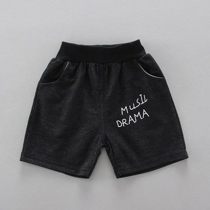 Summer Baby Boys Clothes Sets Fashion Unisex Kids T-Shirt + Simple Shorts 2 Pcs Suits Lovable