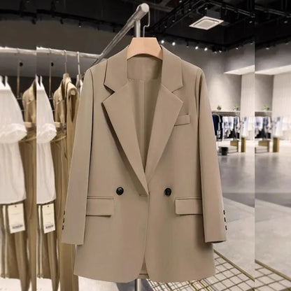 New style Ladies Blazer 2025 Spring Autumn Temperament Korean Casual Female Suit Fashion Joker High quality Women Coat.