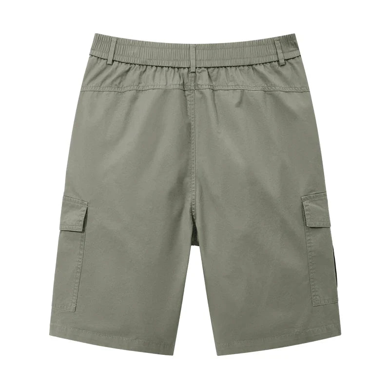 Summer New Arrival Men Cargo Shorts Male Pure Cotton Loose Multi Pocket Five Points Pants Men Outdoor Versatile Casual Shorts