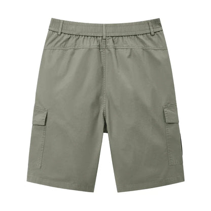 Summer New Arrival Men Cargo Shorts Male Pure Cotton Loose Multi Pocket Five Points Pants Men Outdoor Versatile Casual Shorts
