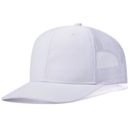 Hot Sale Unisex Cap Slight Curved Brim Style Trucker Hat  Men & Women Casual Outdoor Breathable Summer Cap