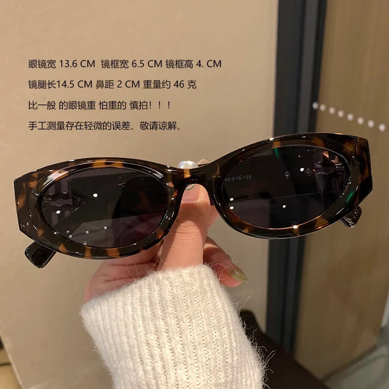 2025 New Fashion Small Frame Cat Eye Sunglasses Women Men Brand Design Luxury Sun Glasses Ladies Eyewears Oculos De Sol UV400