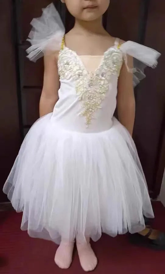 Girl Ballet Dress Tutu Outfit Vestidos Princess Dance Costumes Kids Clothes Summer Girls Dresses Ballet Leotards Children's Day