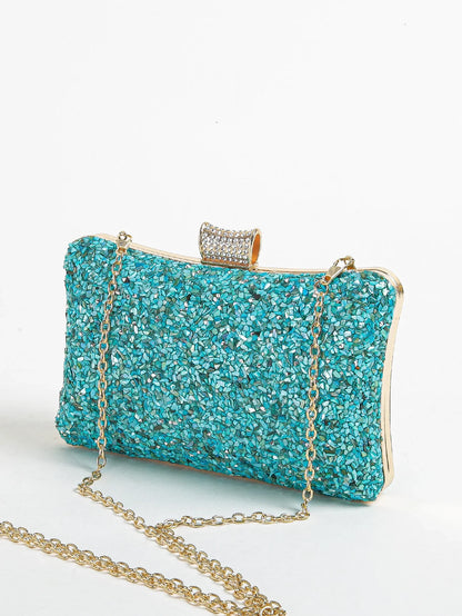 Mini Irregular Jewel Handheld Dinner Bag