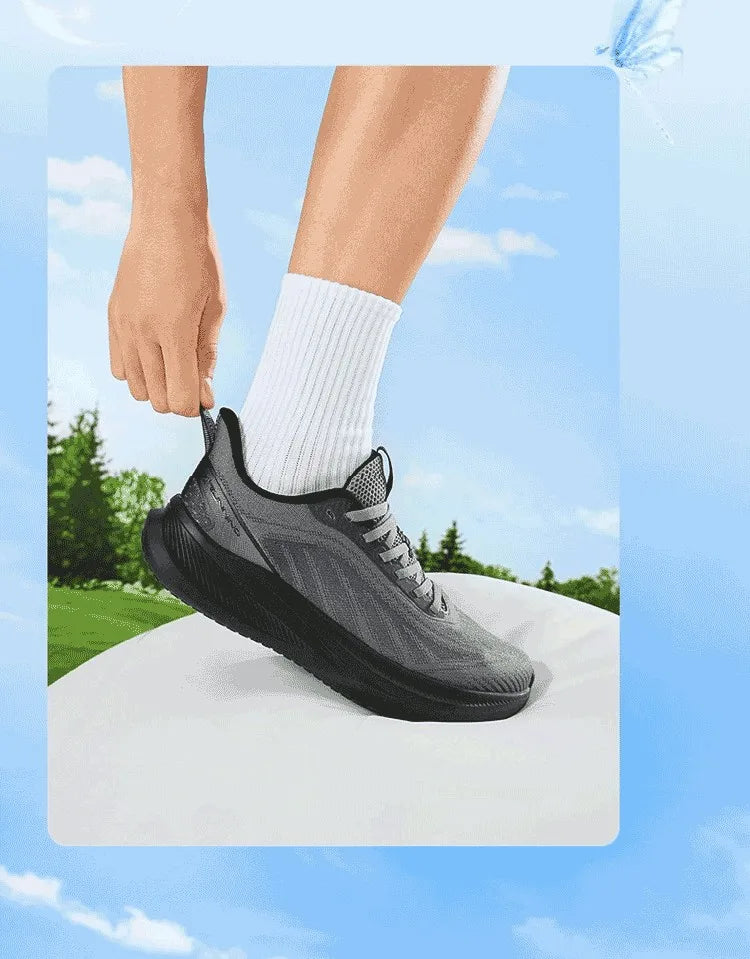 Men Running Shoes Lightweight Breathable Comfortable Wear-resistant Elastic Sole Sneakers 672612217