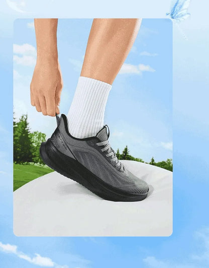Men Running Shoes Lightweight Breathable Comfortable Wear-resistant Elastic Sole Sneakers 672612217
