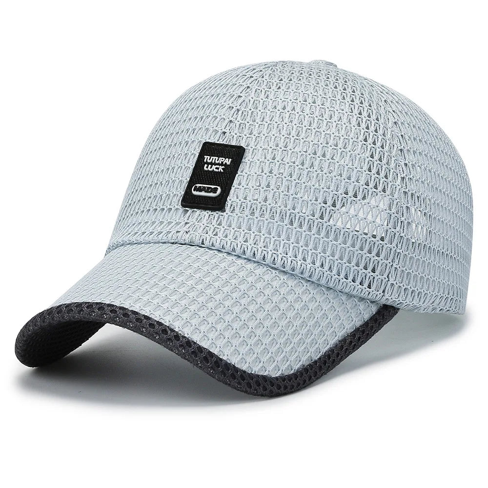 [NORTHWOOD] Men's Mesh Baseball Cap Breathable Summer Caps Dad Hat Outdoor Fishing Hats Bone Gorras Snapback Trucker Cap