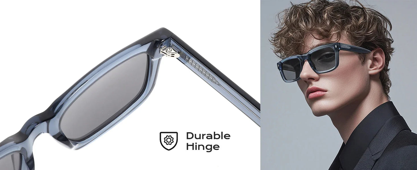 2026 Trend Square Polarized Sunglasses Handmade Acetate Sun Glasses Fashion Patchwork Shades ZS6240