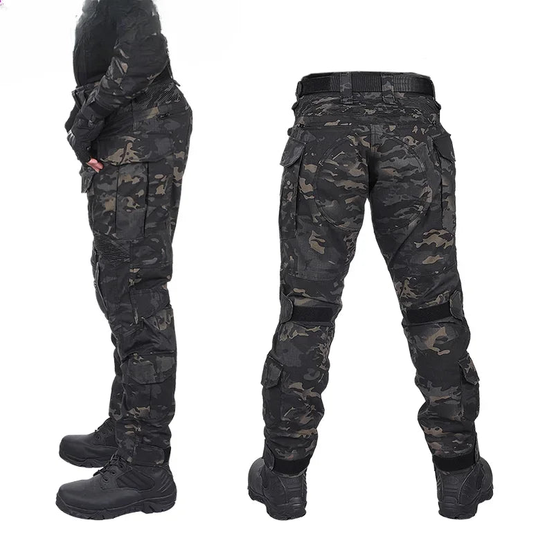 G3 Cargo Pants Men Hiking Pants with Pads camouflage Tactical Pant Streetwear Multicam Hunting Pants Gen3 Mens Clothing New