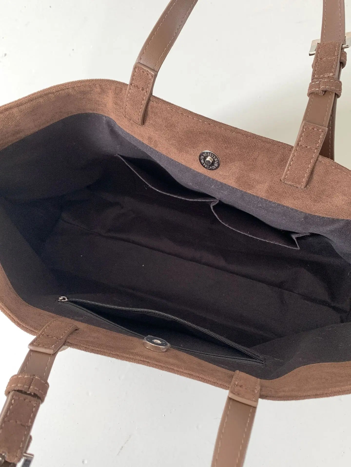 Retro Faux Suede Tote Women Bag Large Capacity Shoulder Bags for Women 2026 Matte Texture Designer Handbags and Purses Shopper