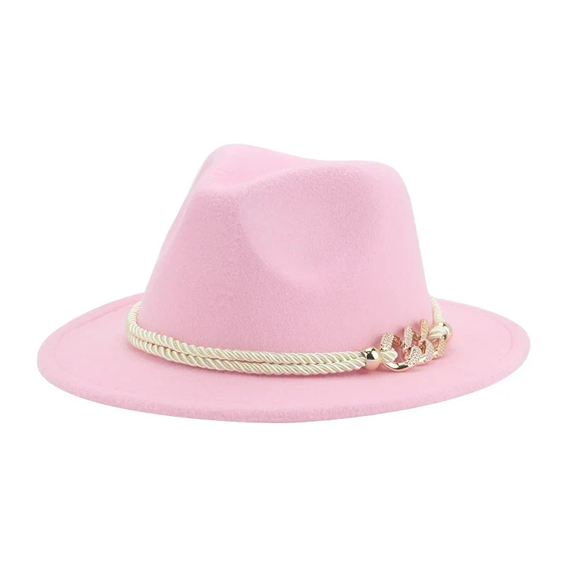 Girl Hat Boys Hat Fedoras Hats for Women 52cm 54cm Solid Small Panama Jazz Caps Belt Dress Formal Outdoor New Sombreros De Mujer