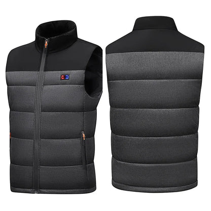 2025 New Heated Vest for Men Women, 11-Zones Electric Heating Jacket with Battery Pack, USB Charging Thermal Waistcoat