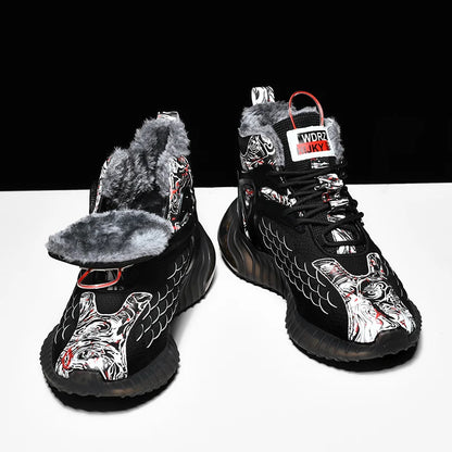 men boots 2024 New Winter Slippers Warm Men Shoes Waterproof Non-Slip Plush Sneakers Male tenis shoes Boots Men Sneakers Winter