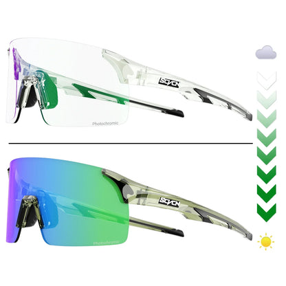 Photochromic Sunglasses Cycling Blue Outdoor Sports Bike Glasses Red Man MTB Fishing Glasses Eyewear Bicycle Goggles 2024