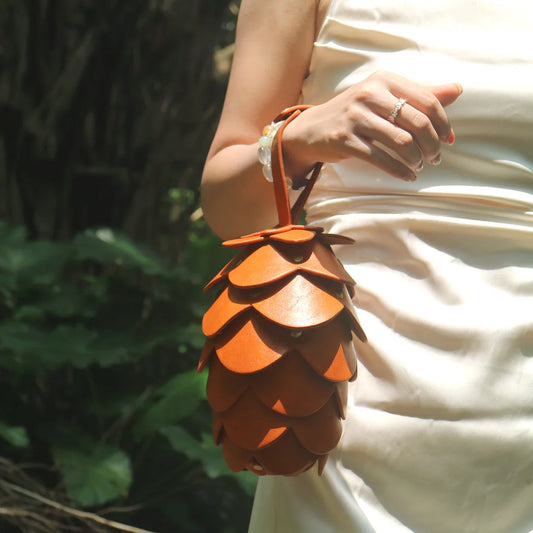 clutch Bag Purses and handbag Women's bag Clutch purse cute funny shape banquet bag brown