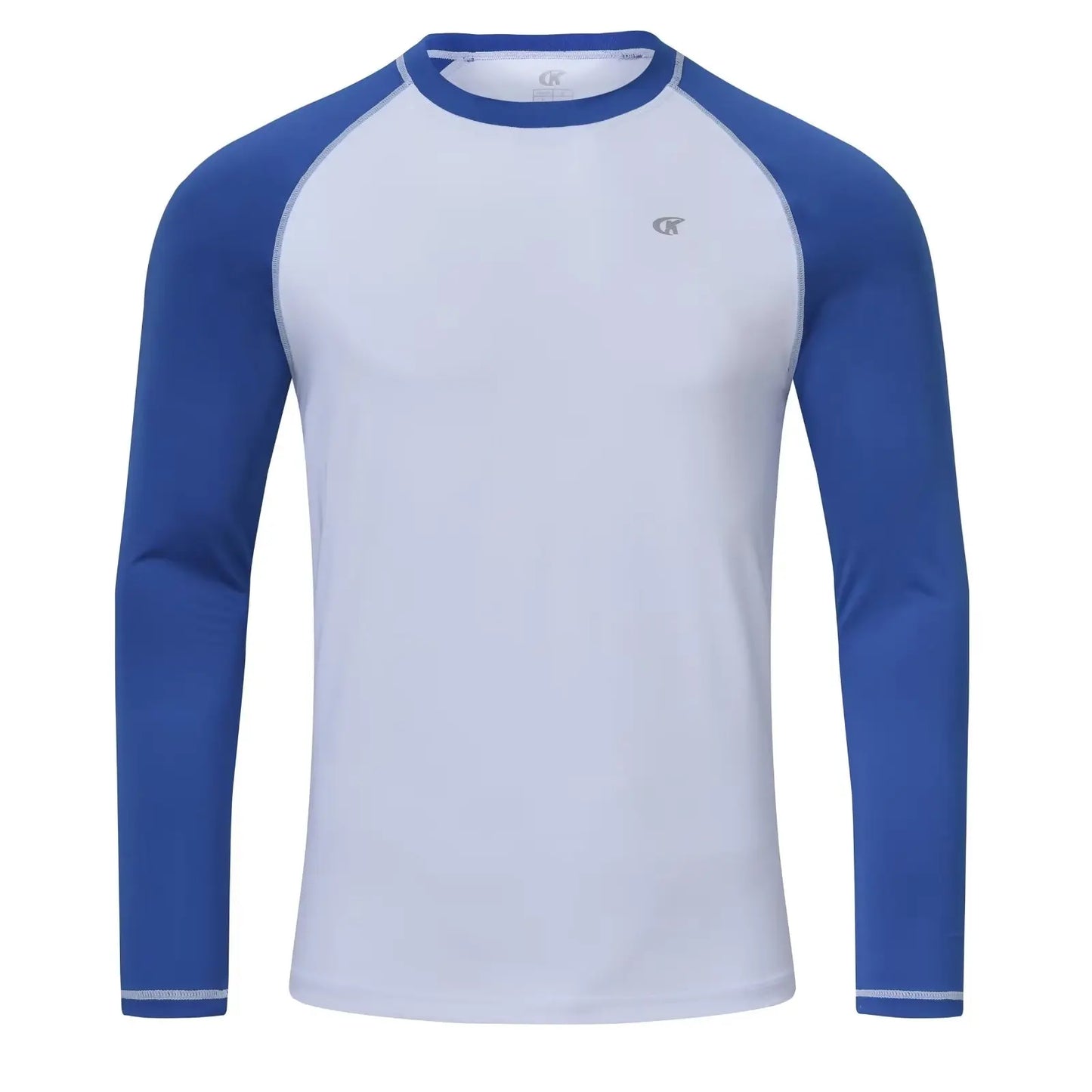 Men's Long Sleeve Swim Shirts Rashguard UPF 50+ UV Sun Protection Shirt Athletic Workout Running Hiking T-Shirt Swimwear