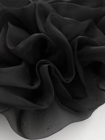 Willshela Women Fashion Ribbed Bodysuit With Organza Ruffle Vintage High Elastic Sexy y2k Female Chic Lady Tops body femme