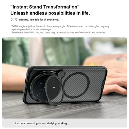 For Honor Magic 8 Pro 5G Case Nillkin CamShield Prop Magnetic Case with Stand Camera Case for Honor Magic 8 Pro Lens Cover
