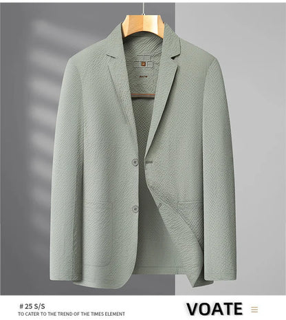 Summer new style suit jacket - Men's fashionable lightweight breathable quick-drying coat with sun protection fabric
