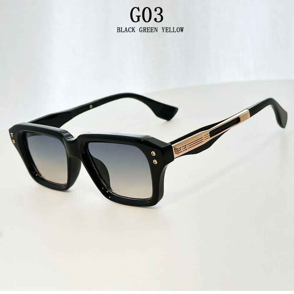 Luxury Sunglass Men Vintage Square Sunglasses Women Trendy 2026 Fashion Glasses  Dropshipping Shades Gafas De Sol Hombre Okulary