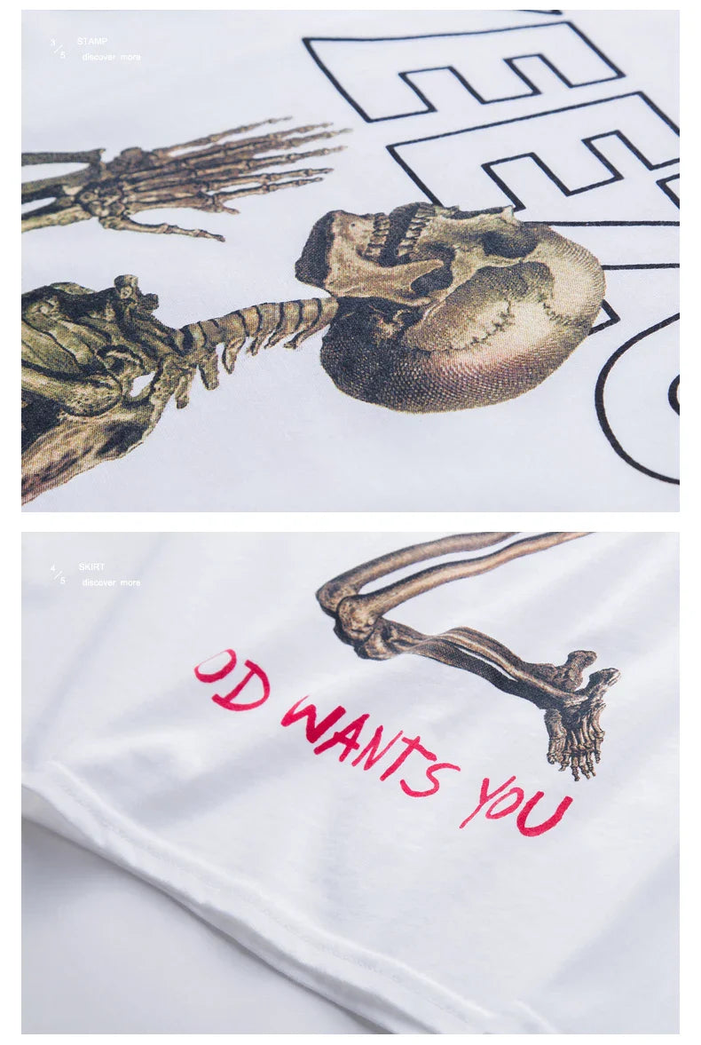 yeezus kanye west T shirt cotton streetwear concert hiphop short sleeve