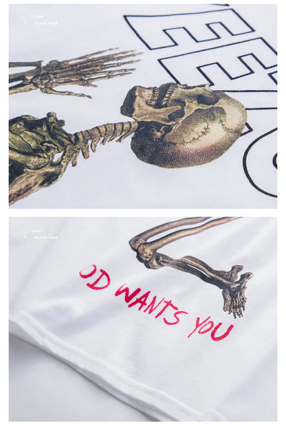 yeezus kanye west T shirt cotton streetwear concert hiphop short sleeve