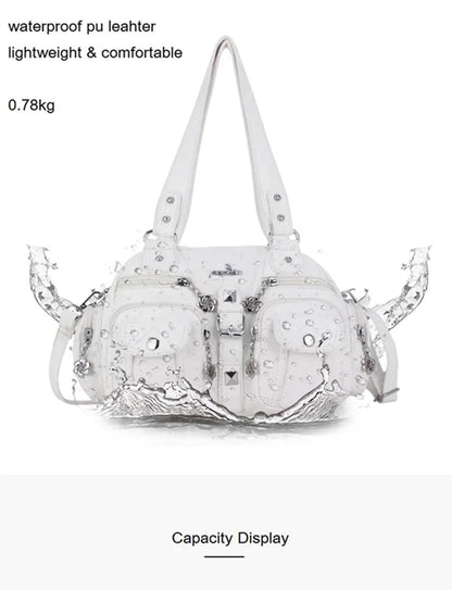 Vintage Women Handbags Fashion Satchel PU Shoulder Bag Top-handle Handbag Dumpling Pack Gifts Shoulder Bags Phone Money Pack