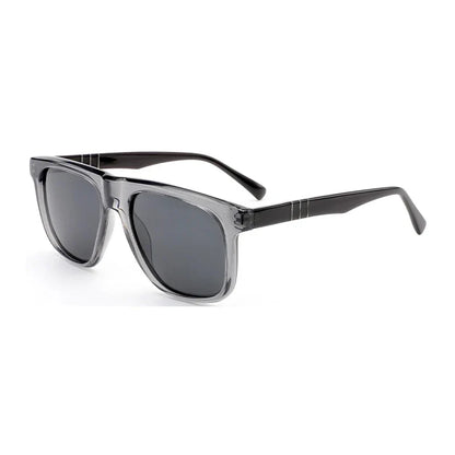 Trend Acetate Polarized Square Prescription Sunglasses For Men Stylish Uv400 Protection Corrective Sun Glasses