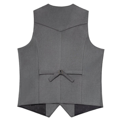 Men Vest Gold Suede Leather Gentleman Business Waistcoat Vintage Western Cowboy Regular Slim Business Banquet Men Suit Vest