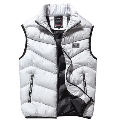 8XL 7XL Plus size vest men Brand Men Jacket Sleeveless Vests Winter Jackets man Casual Coats Men's Vest Cotton Thicken Waistcoat