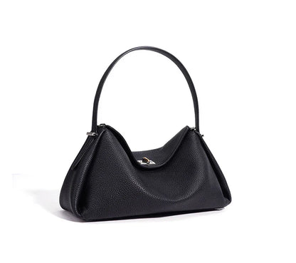 Minimalist Lady Soft Genuine Leather Pillow Crossbody Bag Women's Convertible Shoulder Bags 2026 New Chic Solid Color Handbag