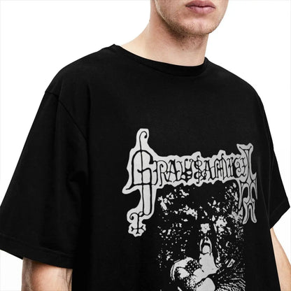Men Women T-Shirt Grausamkeit Music Black Metal Gothic T Shirts Popular Summer Tee Shirt Funny Casual 100 Cotton Tops Plus Size