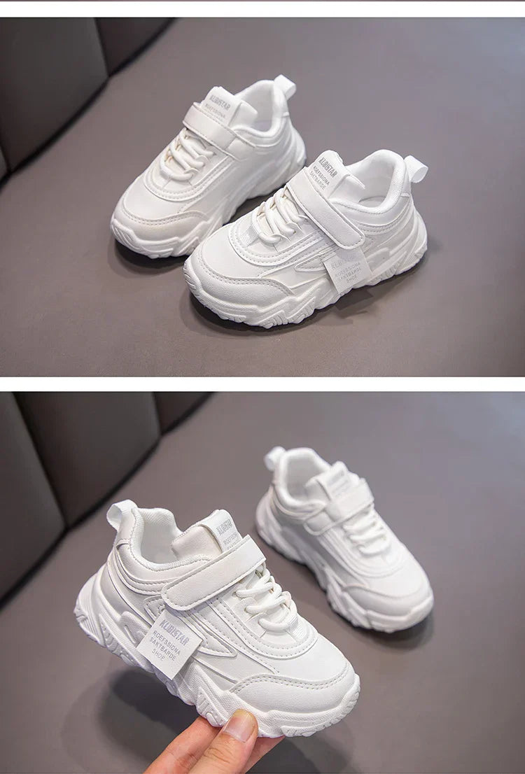 2024 Autumn New Kids Sneakers Children Casual Sneakers for Boys Girls Classic Soft Anti-skid Fashion Sports Running Shoes Tide