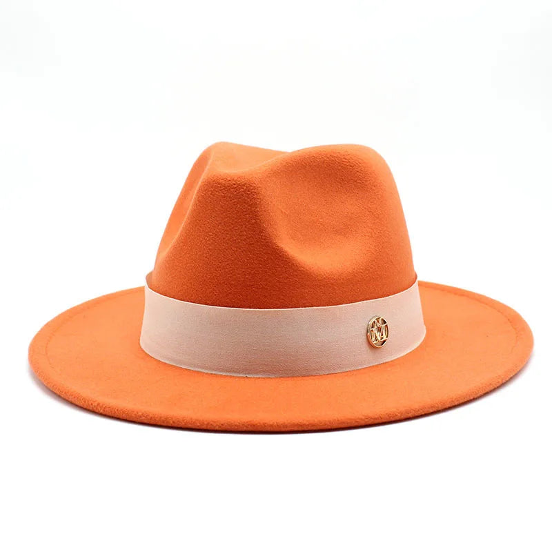 New Fedora Hat for Women Winter Elegant Fashion Formal Wedding Decorate Church Cap Panama Party Jazz Hat Chapeau Femme