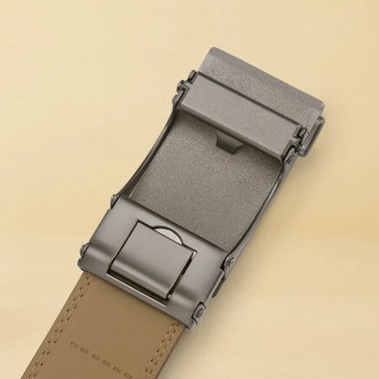 Brand Men's Belt, Length 115cm-145cm, Genuine Leather Belt, Adjustable Automatic Belt, Luxury Mens Belt