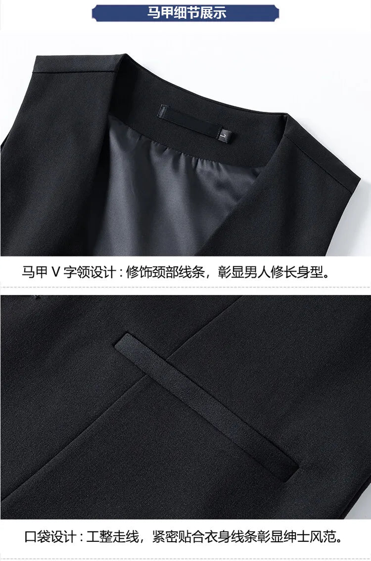 2025 High Quality Fashion Handsome Everything Fashion Business Leisure Has a Single West Two Sets Three Sets