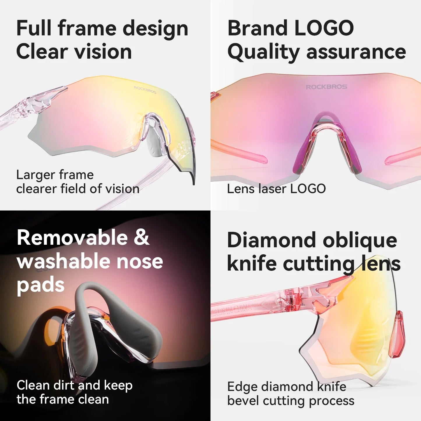 Cycling Glasses Photochromic/Polarized UV400 Sunglasses MTB Road Bike Eyewear Windproof Goggles Protection Eyewear