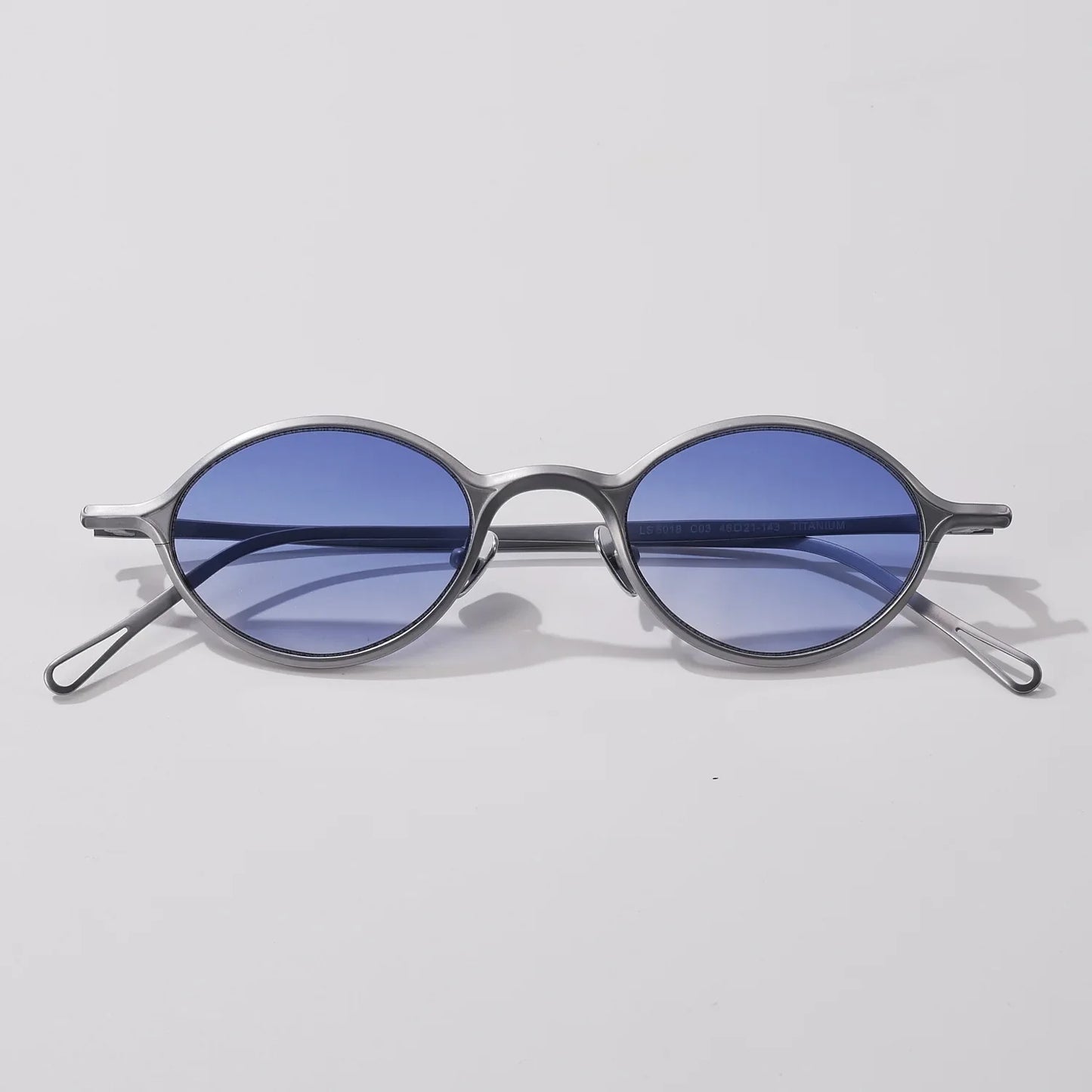 New Top Quality Titanium Summer Women Versatile Oval Sunglasses Outdoor Fashion Beach Driving Sunscreen UV400 Men Sun Glasses