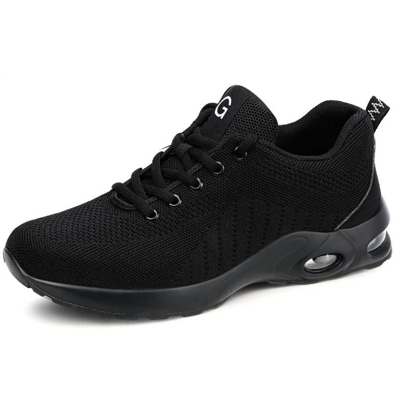 High Quality Men's Boots Safety Shoes Steel Toe Puncture-Proof Work Boots Lightweight Safety Work Shoes Men Indestructible Shoes