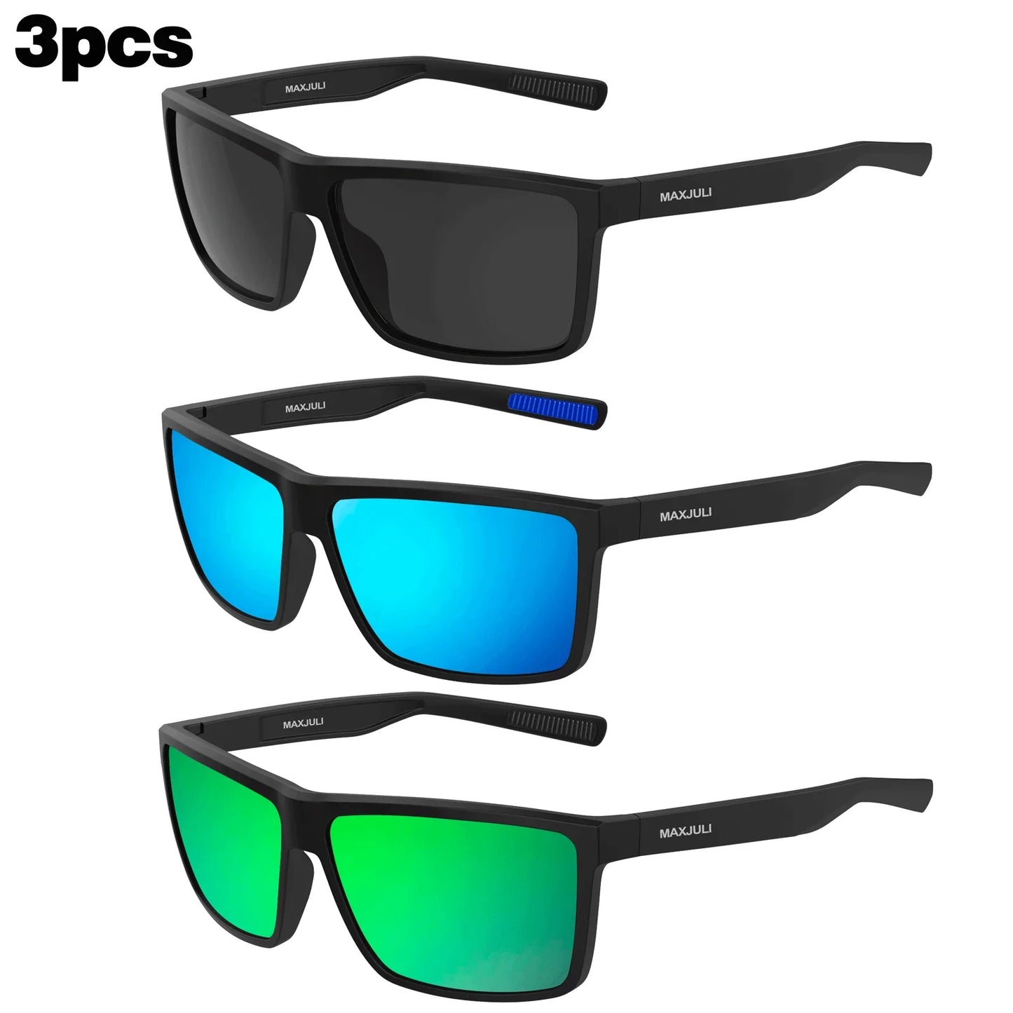 Polarized Big Sunglasses for Men Women with Big Heads UV 400 Protection 8125