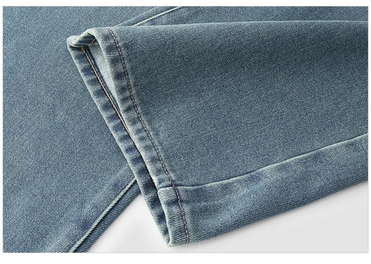 Semir Jeans Women Wide Leg Fleece Lined Comfortable High Waist Winter 2025 New Floor-Length Pants with Leg-Elongating Effect