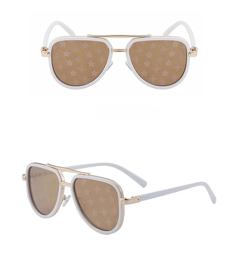 2026 New Fashion Toad Sunglasses Men Retro Trend Sun Glass Male Double Beams Shades Classic Goggle UV400 Gafas De Sol Hombre