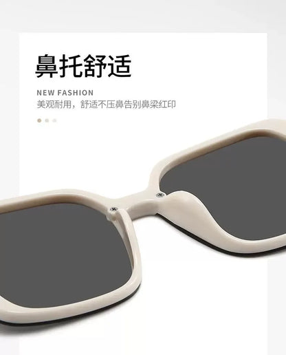 2025 Oversized Polarized Sunglasses for Women and Men  Pearl Fashion Square Designer Sun Glasses Unisex Eyewear UV400 Sunglass